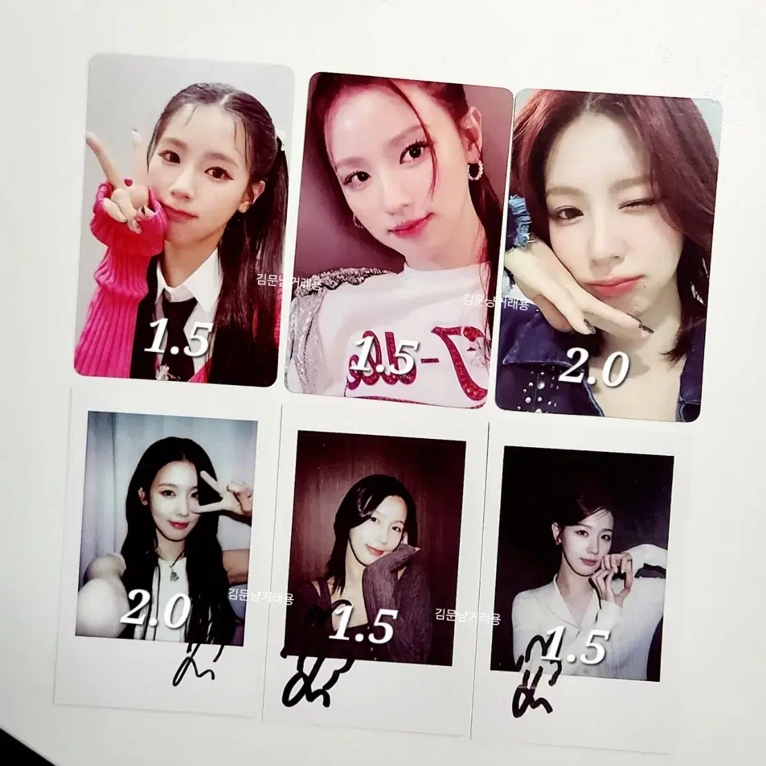 아이들 슈퍼레이디 kms 미연 포카 미공포 포토카드 폴라 여자아이들