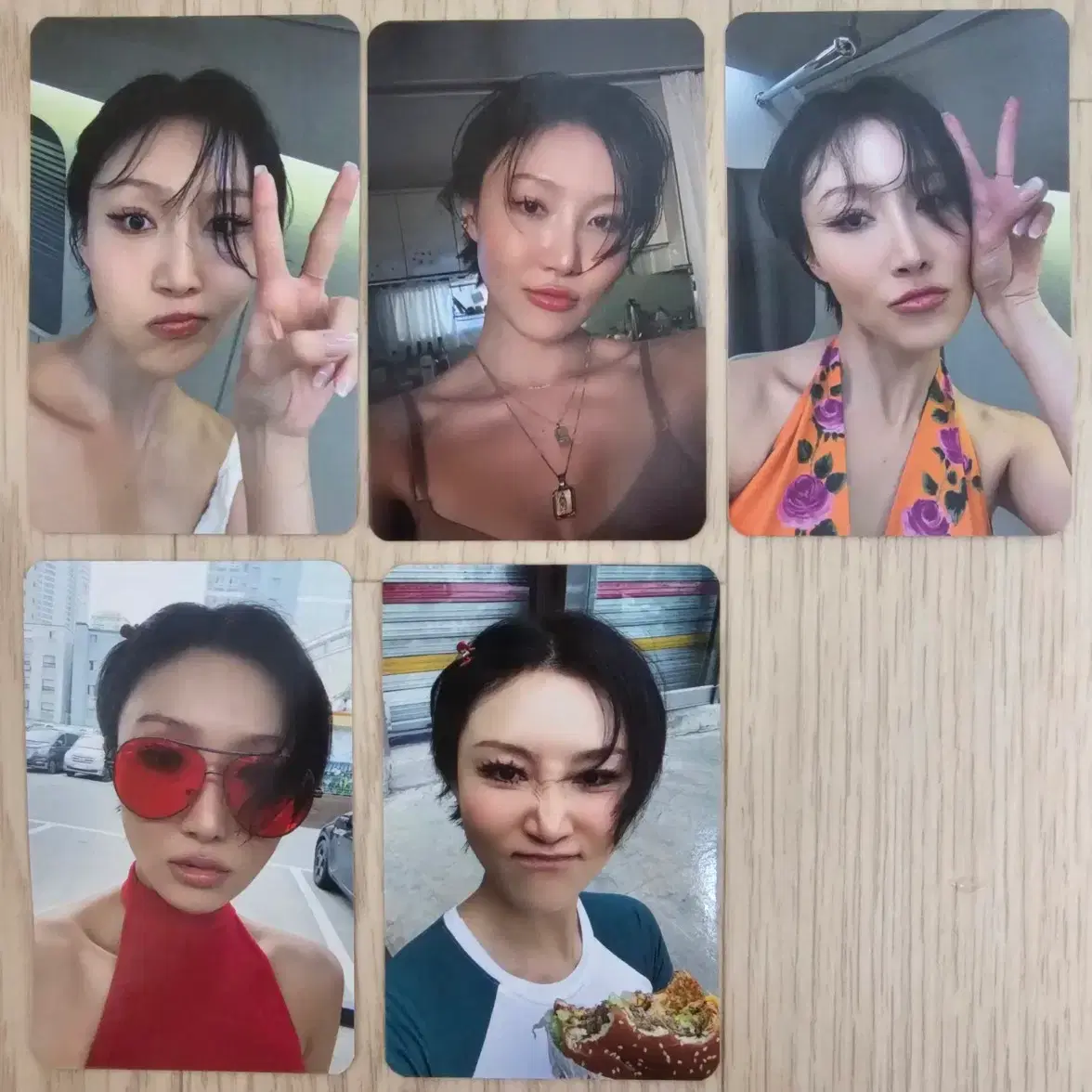 마마무 화사 So Cute 미팬 양면포카 2