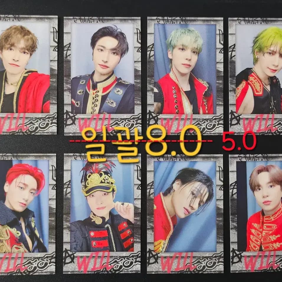 에이티즈 WILL 사운드 웨이브 팝업 포카 Polaroid 1