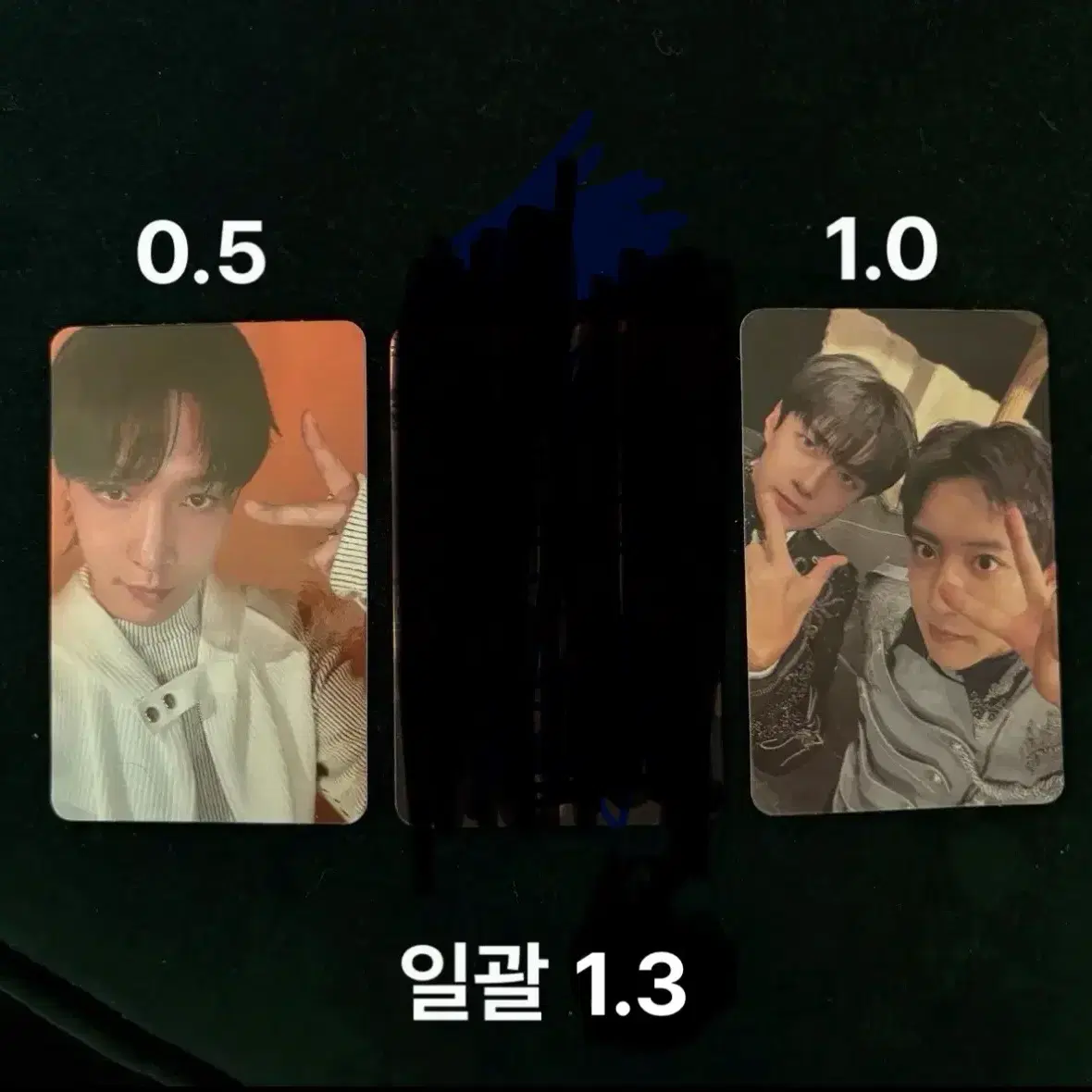 EXO 엑소 리버스 포토북 레이 포카 세훈 찬열 유닛 포카 REVER