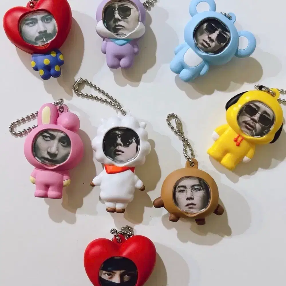 BT21 포토프레임 키링 석진 지민 태형 정국 포카 치미 아리랑 바로배송