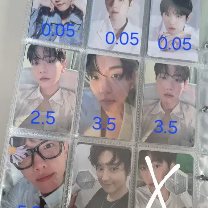 엑소 수호 찬열 디오 카이 세훈 시우민 백현 공식포카 7
