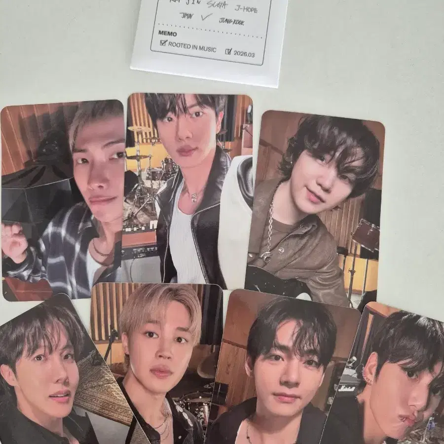 bts 방탄 루트인뮤직 앨범 필름포카