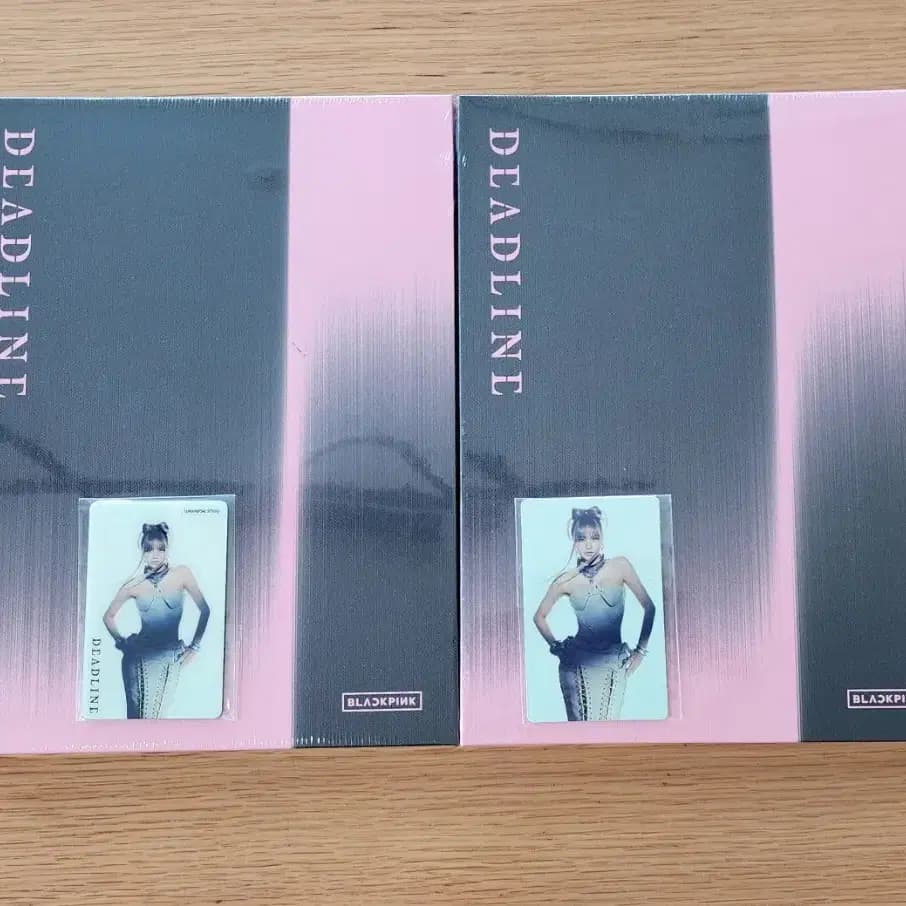 미개봉 블랙핑크 데드라인 블랙 앨범 리사특전 포함