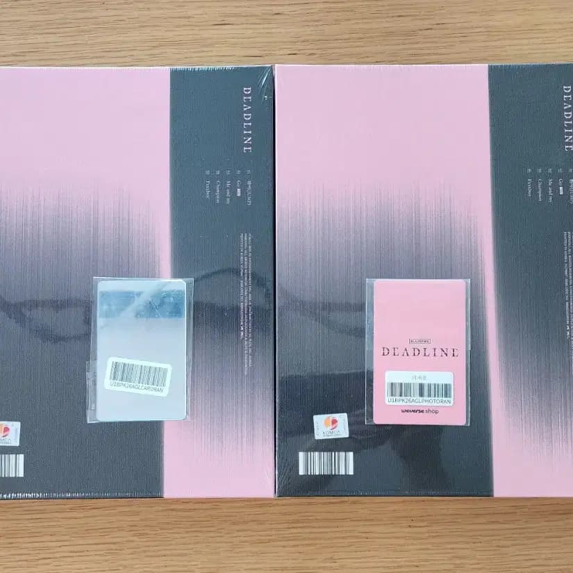 미개봉 블랙핑크 데드라인 블랙 앨범 리사특전 포함 2