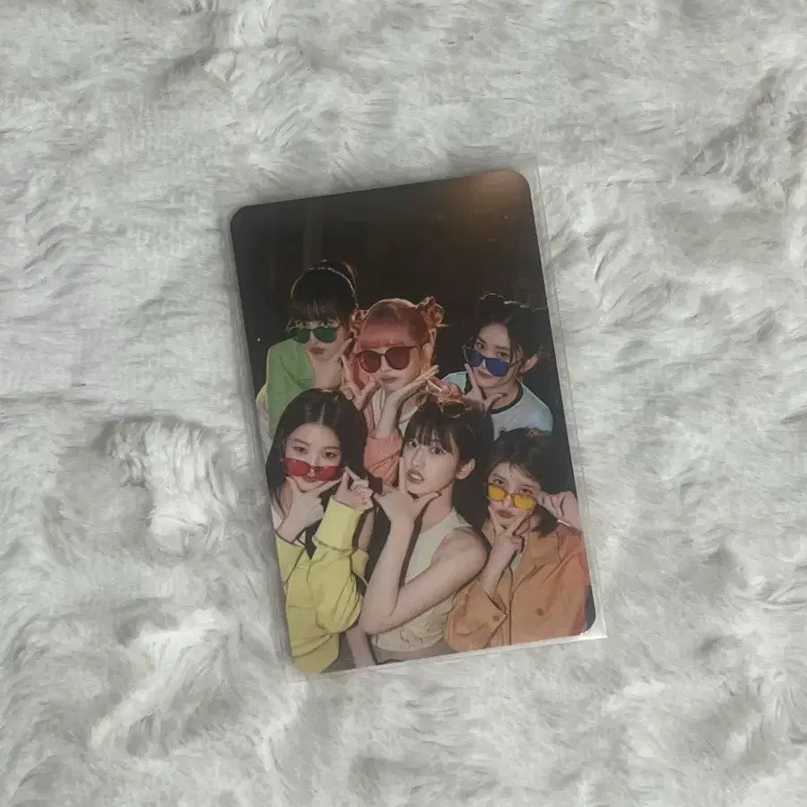 아이브 안유진 가을 레이 장원영 리즈 이서 옥수수수염차 단체 포카