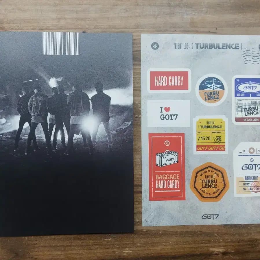(새상품) 갓세븐 2집 앨범 친필싸인CD- 포카 (마크) 4