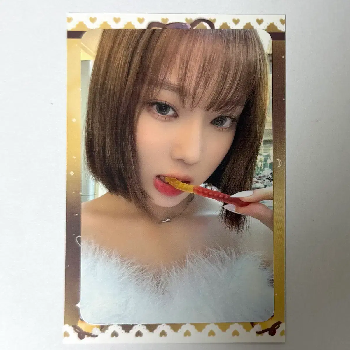 에스파 윈터 2022 핑크 크리스마스 트레카 포카 포토카드