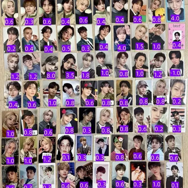스트레이키즈 포카 멤버별