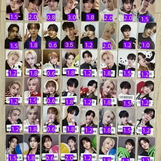 스트레이키즈 포카 멤버별 5