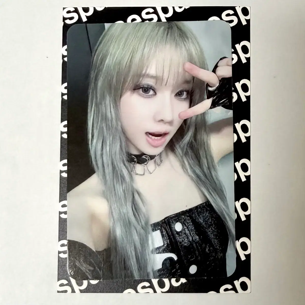 에스파 윈터 걸스 은발 포카 트레카 ver 2 b girls