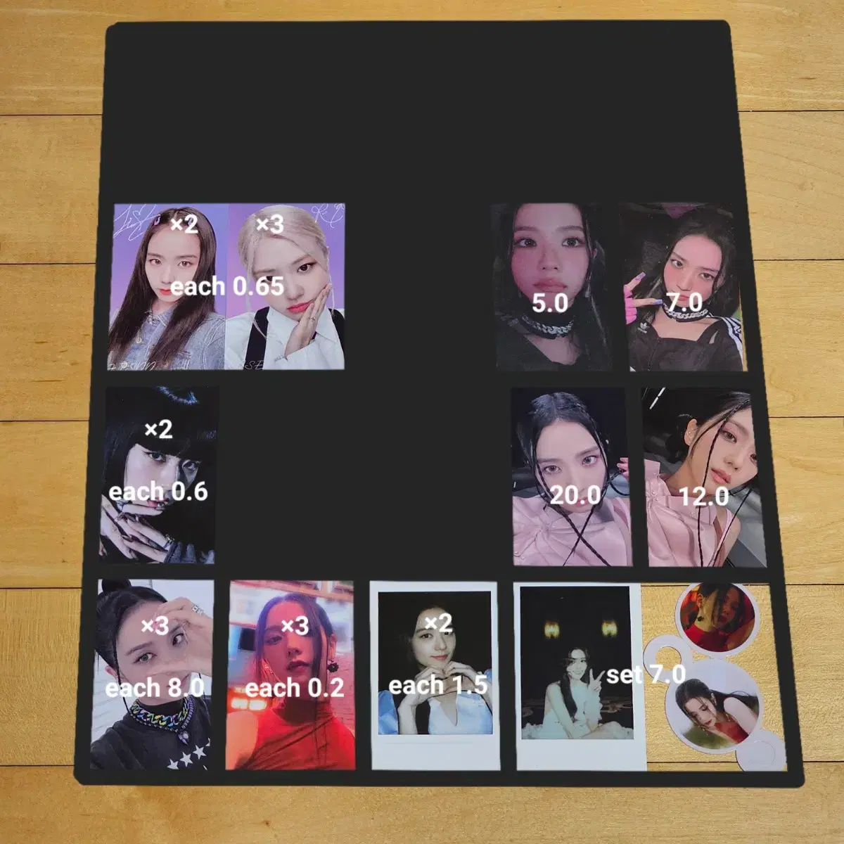 블랙핑크 블핑 지수 제니 로제 리사 전소미 포카 포토카드 양도 판매 4