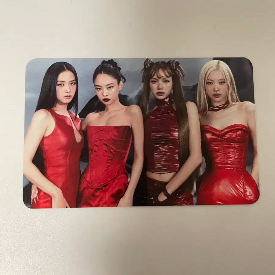 블랙핑크 포카 데드라인 콜렉트북 MD 단체포카