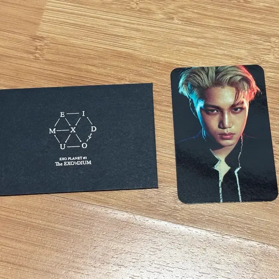 엑소 exo 엑소디움 카이 포카 1