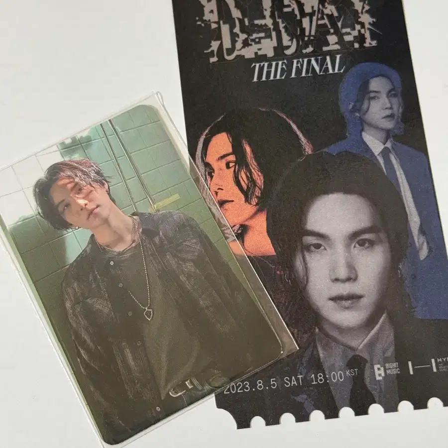 방탄 SUGA 슈가 Agust D 디파콘 파이널 티켓 + 포토카드