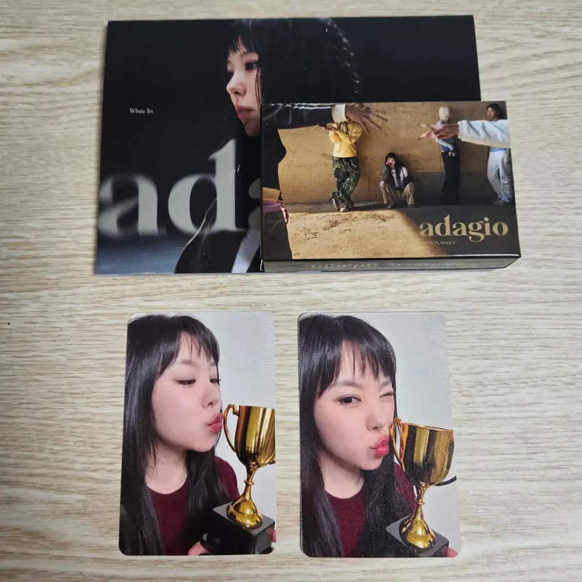 마마무 휘인 애플뮤직럭드 트로피포카 + 아다지오 adagio 개봉앨범