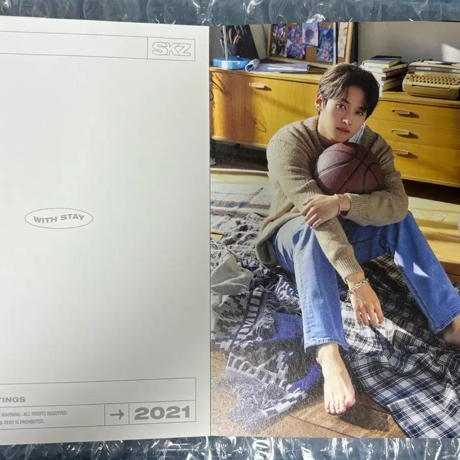 스키즈 2021 시즌그리팅 포토북 엽서북 시그 포카 포토카드 스트레이키즈 3