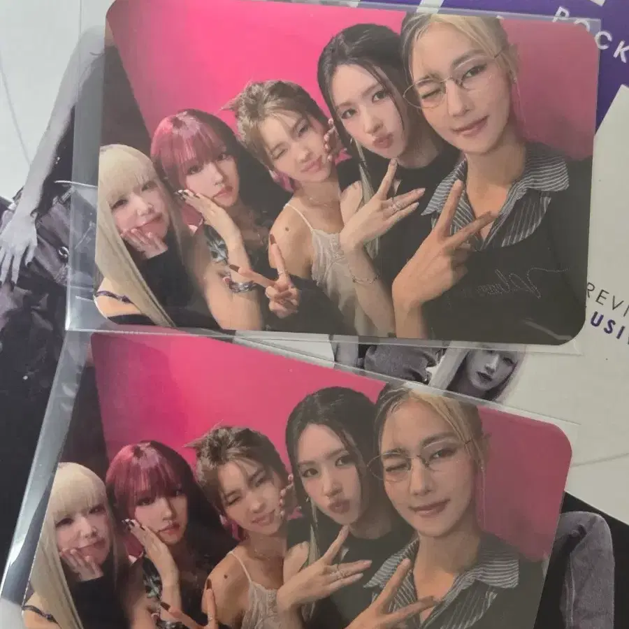 여자아이들 단체포카 (브라질잡지) 음방착장 모노