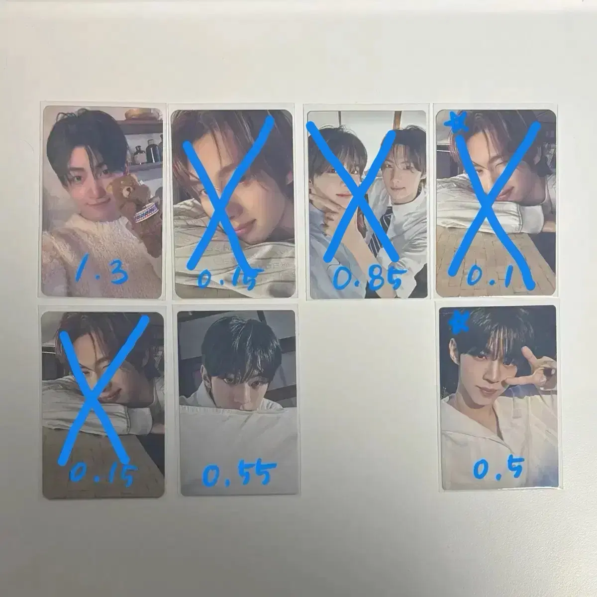 투어스 하지메마시떼 포카 포토카드 신유 도훈 영재 지훈 한진 경민