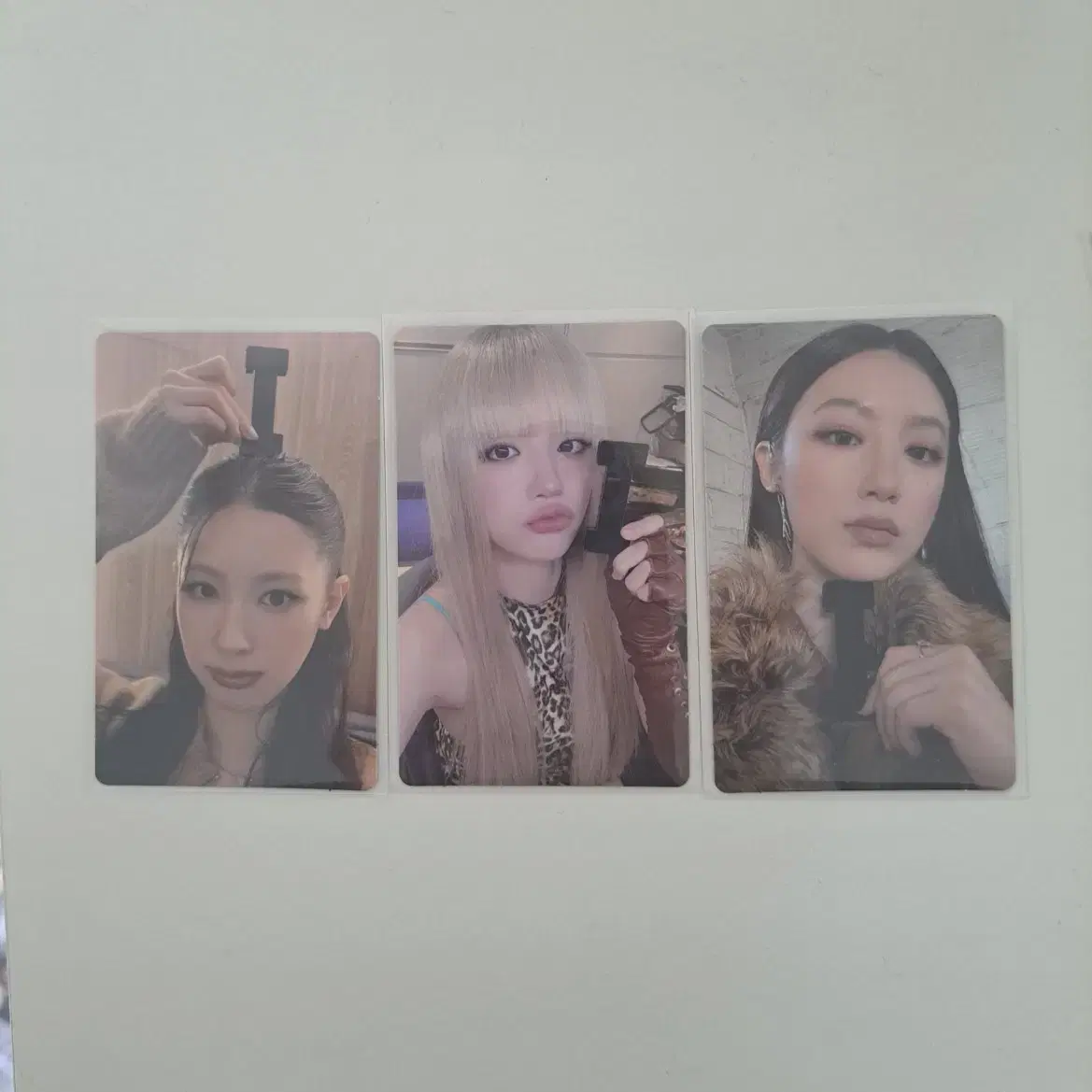 (여자)아이들 미연 우기 슈화 굿띵 위버스 특전 포카 1