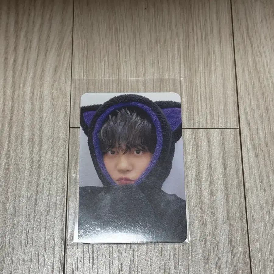 에이티즈 골든아워4 메이크스타 검은고양이 포카 트레카 종호