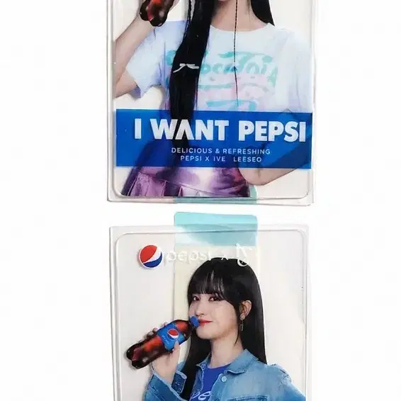 아이브 IVE 펩시 투명 포토카드 6종 3