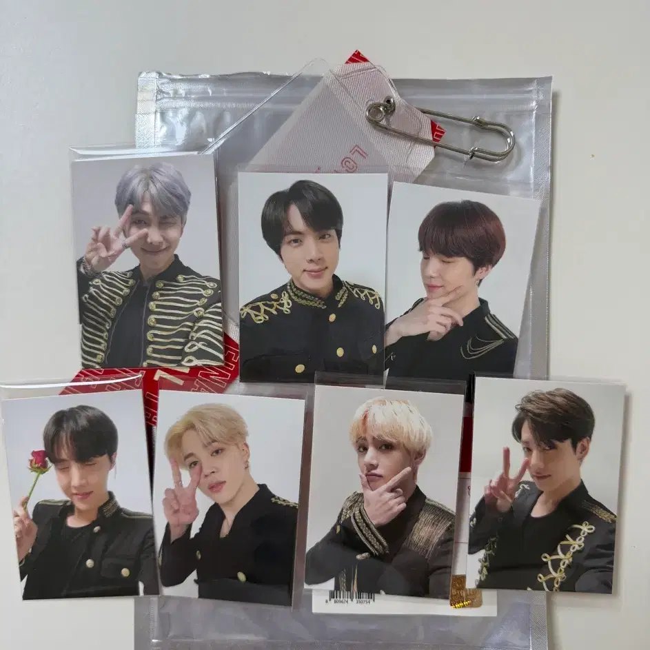 방탄 스파콘 메모리얼 라밸 태그 포카