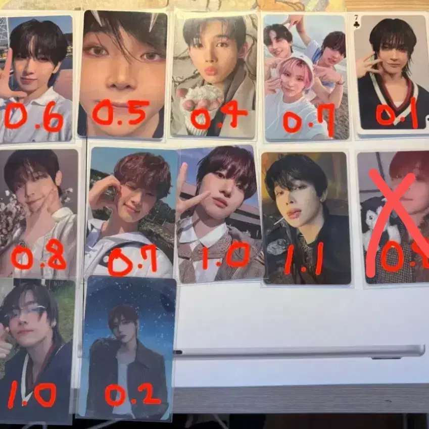 앤팀 후마 죠 니콜라스 의주 포토카드 양도