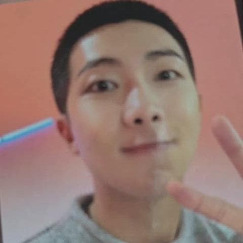 방탄소년단 RM RPWP 아미사진전 당첨 한정 포카 및 키링 3