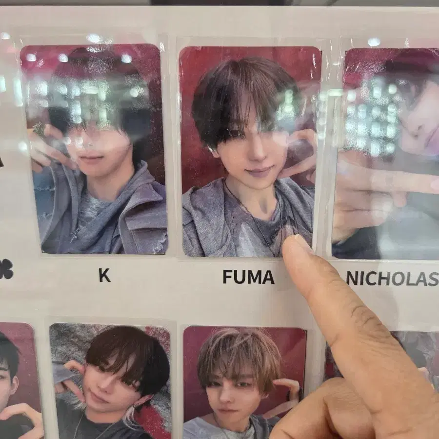 앤팀 비트로드 FUMA 후마 포토카드 구합니다