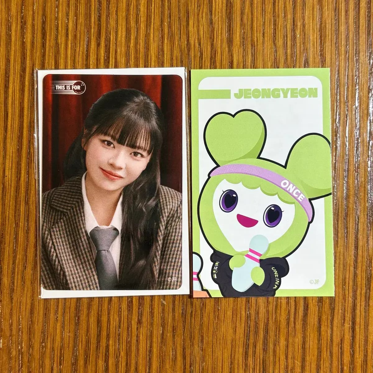 트와이스 TWICE 정연 THIS IS FOR 국립 복권 포카 1