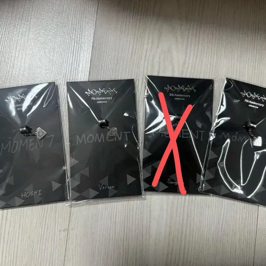 세븐틴 모멘트 7주년 참 (호시, 도겸, 버논)포카x