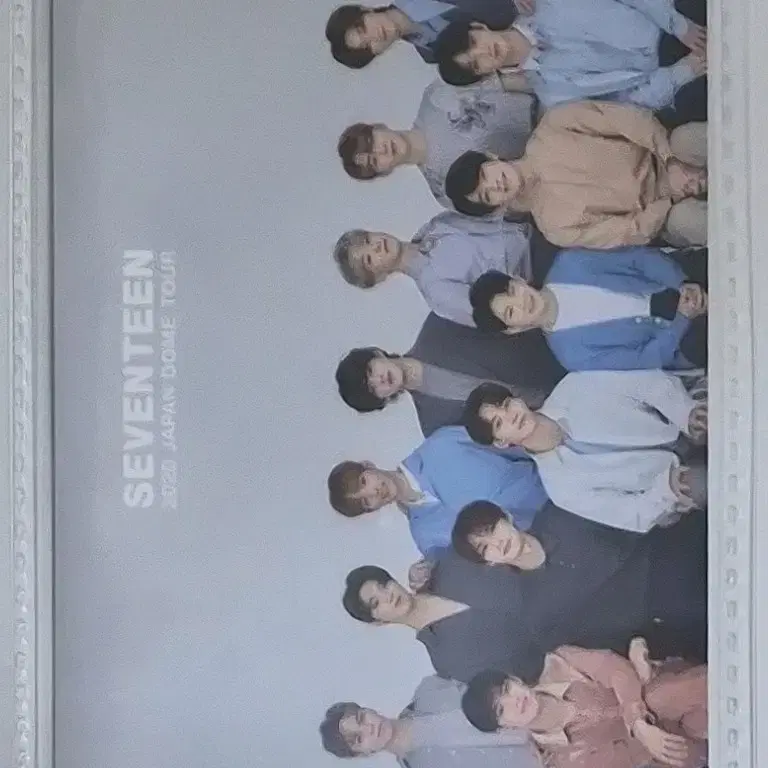 세븐틴 재팬 돔 투어 dome 일본 콘서트 트레카 단체 포카 포토카드