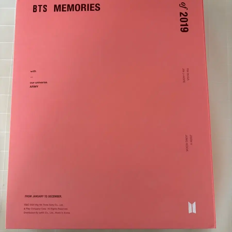 Bts 방탄 메모리즈 2019 dvd (포카 정국) 1