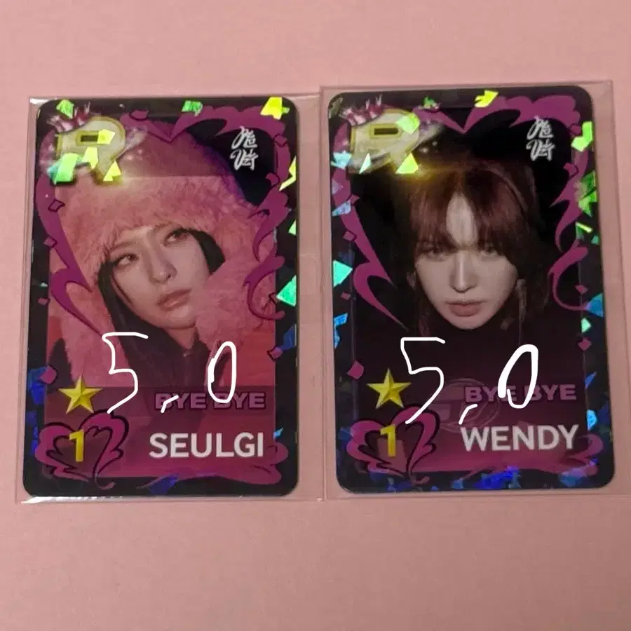 레드벨벳 슈스엠 슬기 웬디 포카 미개봉