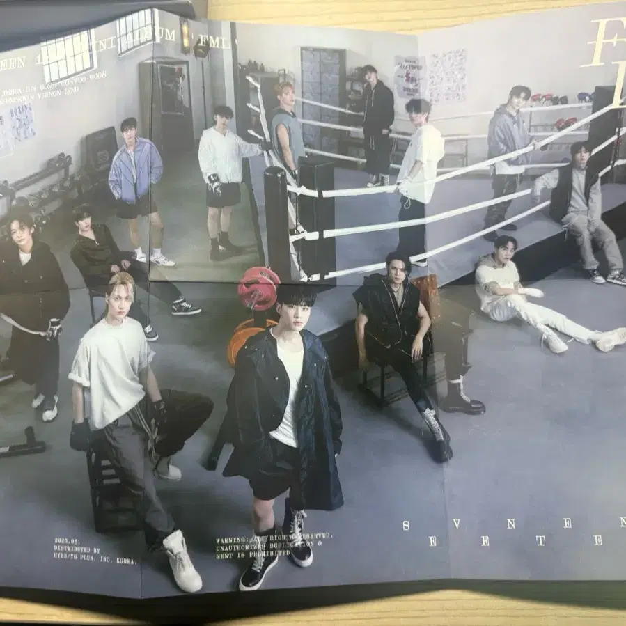 세븐틴 FML 앨범 디럭스버전 단체포카 유닛포카 3