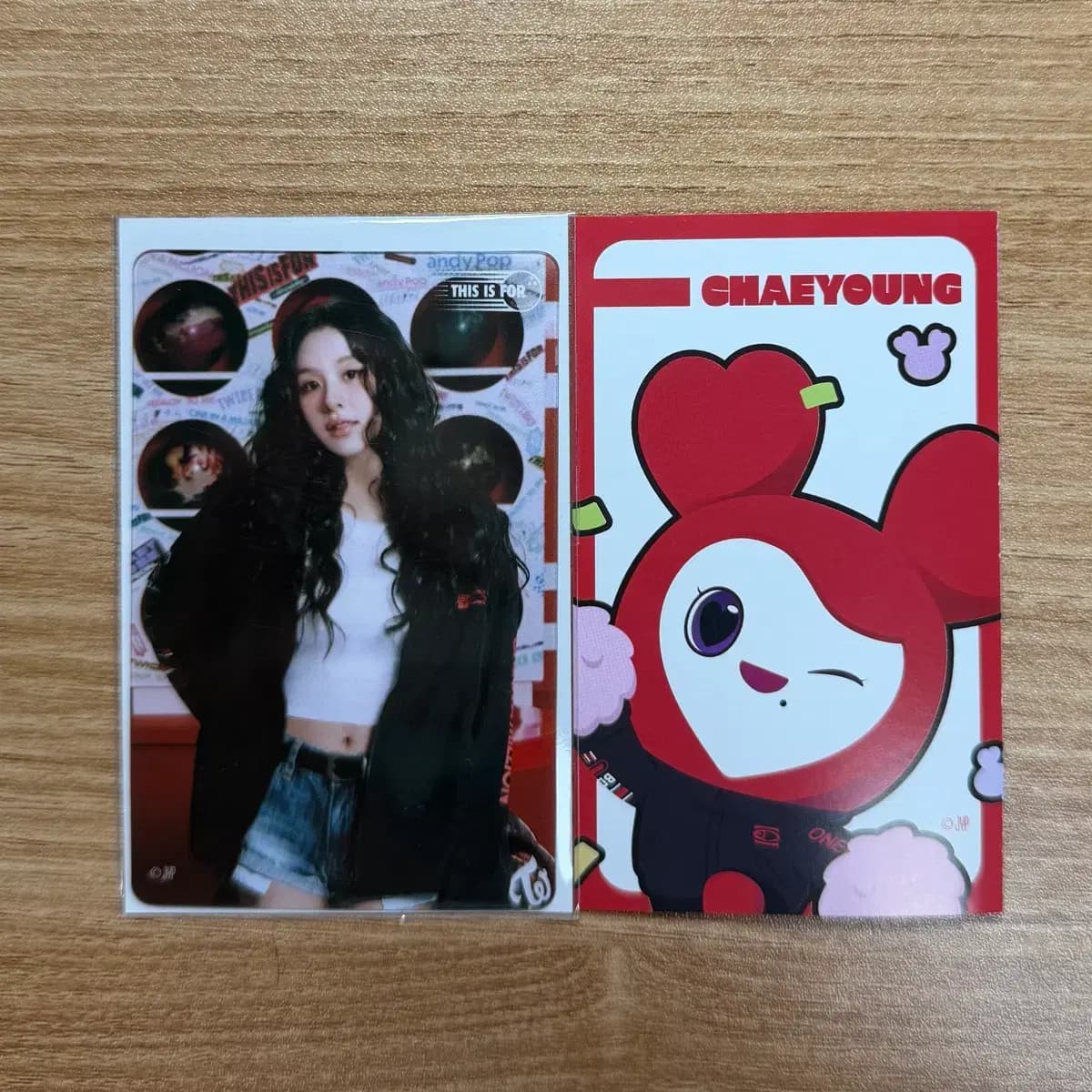 트와이스 TWICE 도쿄 국립경기장 쿠지 채영 포토카드