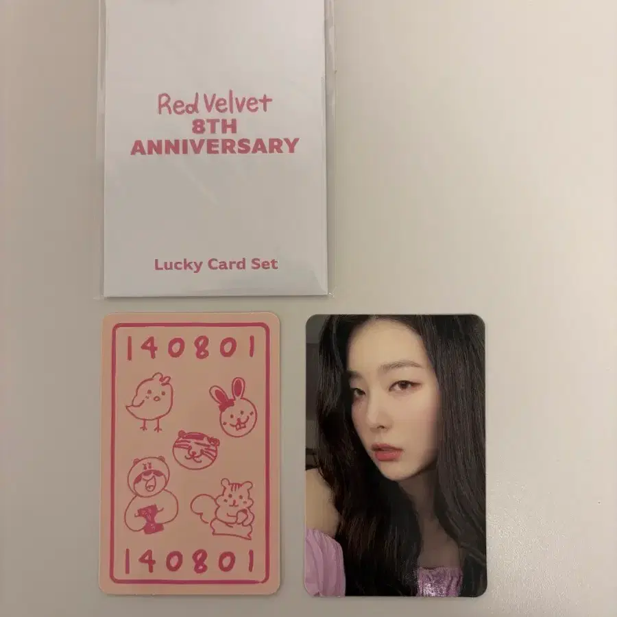 레드벨벳 8주년 슬기 럭키카드 포카