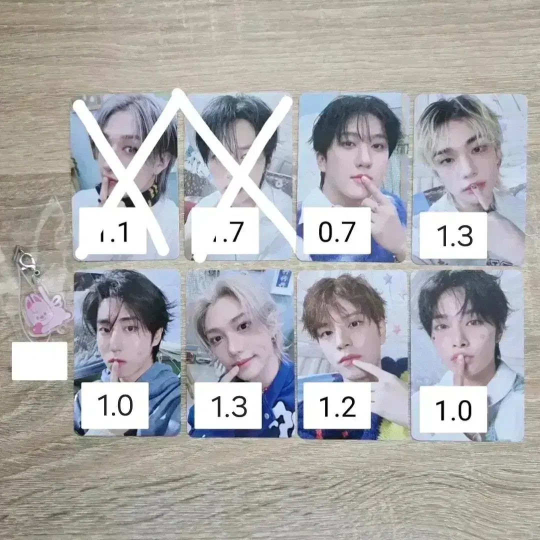 스트레이키즈 스키즈 6기 팬미팅 입장 포카, 울프찬 키링