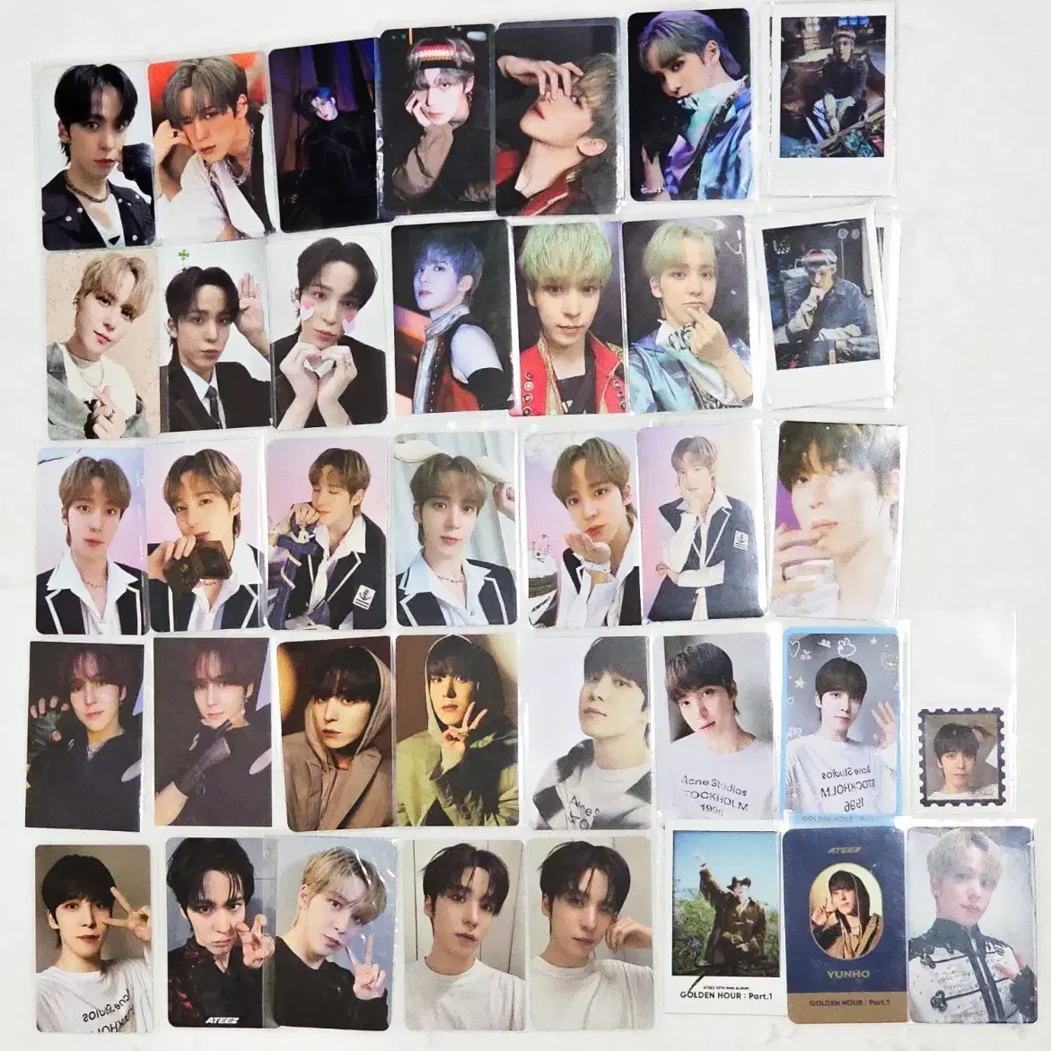 에이티즈 윤호 포카 36장 yunho poca ateez 미공포