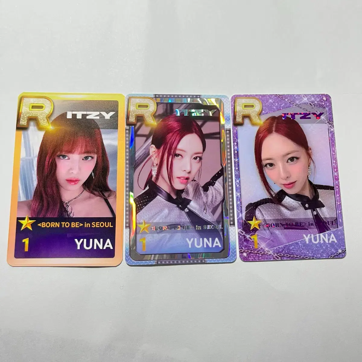 ITZY 있지 유나 본투비 콘서트 슈스제 포카 1