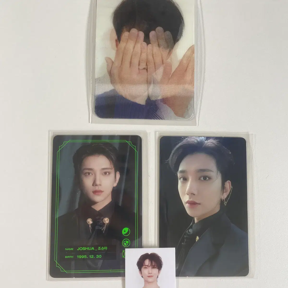세븐틴 조슈아 디렉터스컷 렌티큘러 및 게임보이 포카와 증사 3