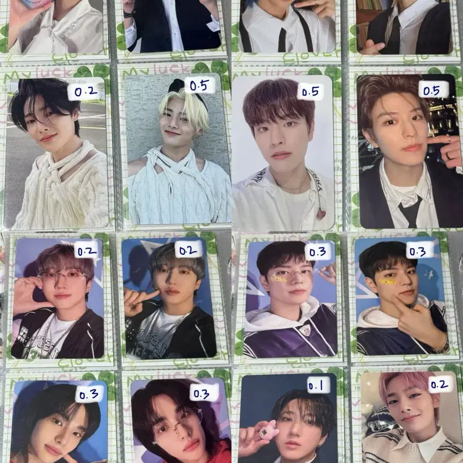 스키즈 시그 포카 맥시던트 방찬리노창빈현진한필릭스승민아이엔