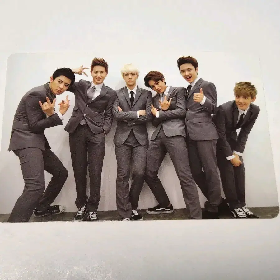 엑소 EXO-K 으르렁 단체 포카