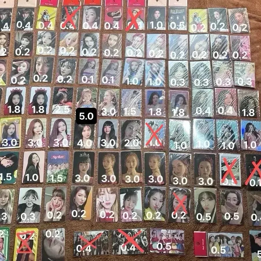 레드벨벳 포토카드 양도 (조이 위주)