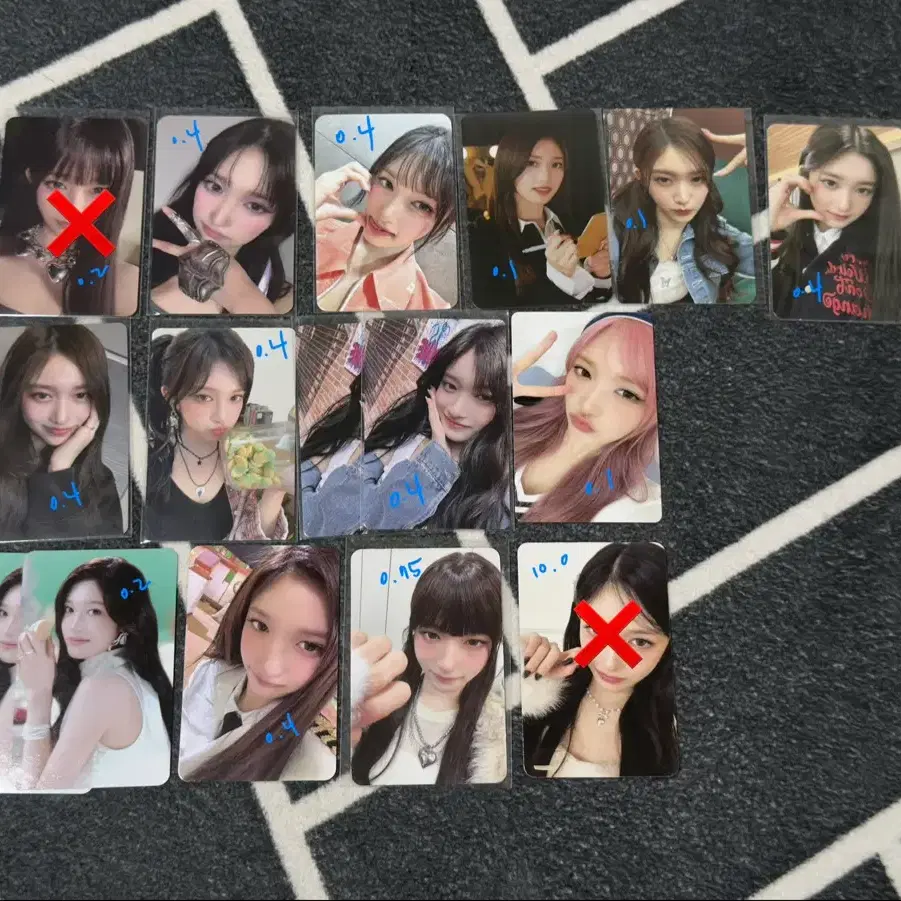 아이브 이서 ive 포카 미공포 럭드 럭키드로우 다양하게 양도