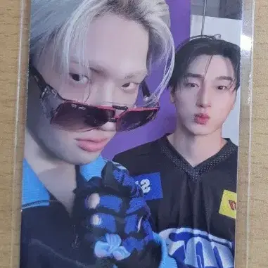 에이티즈 컬러 입장포토카드 산 민기 2차 특전 1