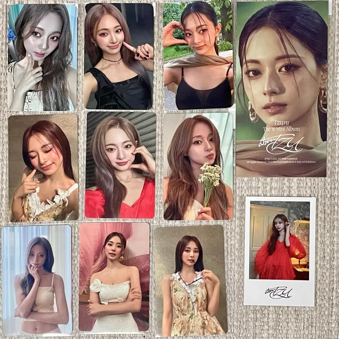 트와이스 쯔위 포카 abouTZU JYP SHOP 1