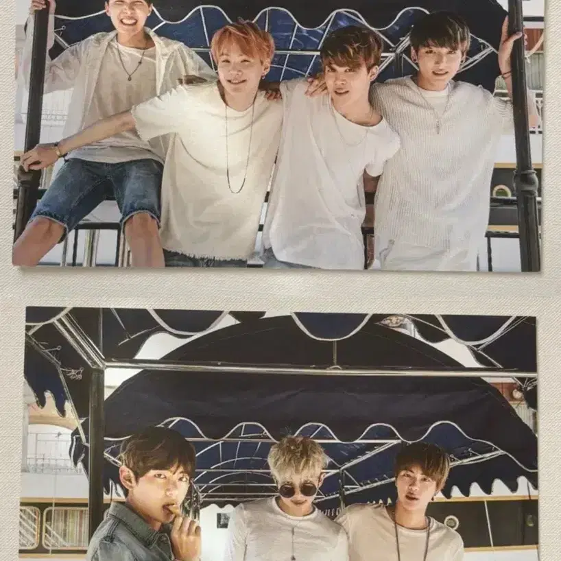 방탄 일본 15 썸머패키지 한정 엽서 포카 희귀 알엠진슈가제이홉뷔지민정국