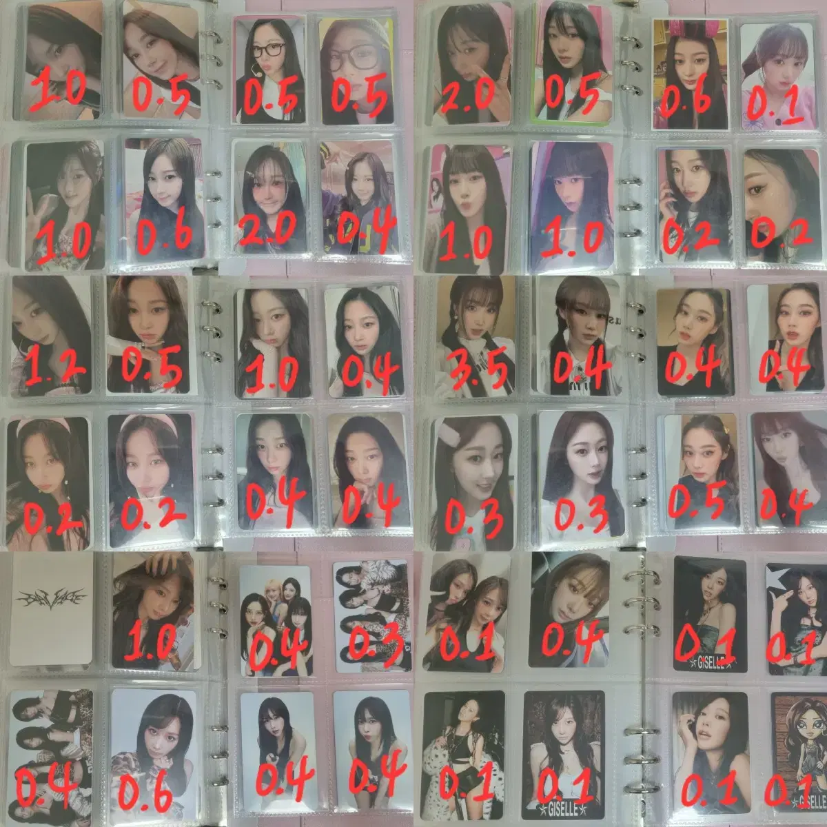 에스파 지젤 포카 대량 양도       에스파카리나지젤윈터닝닝포카양도 4